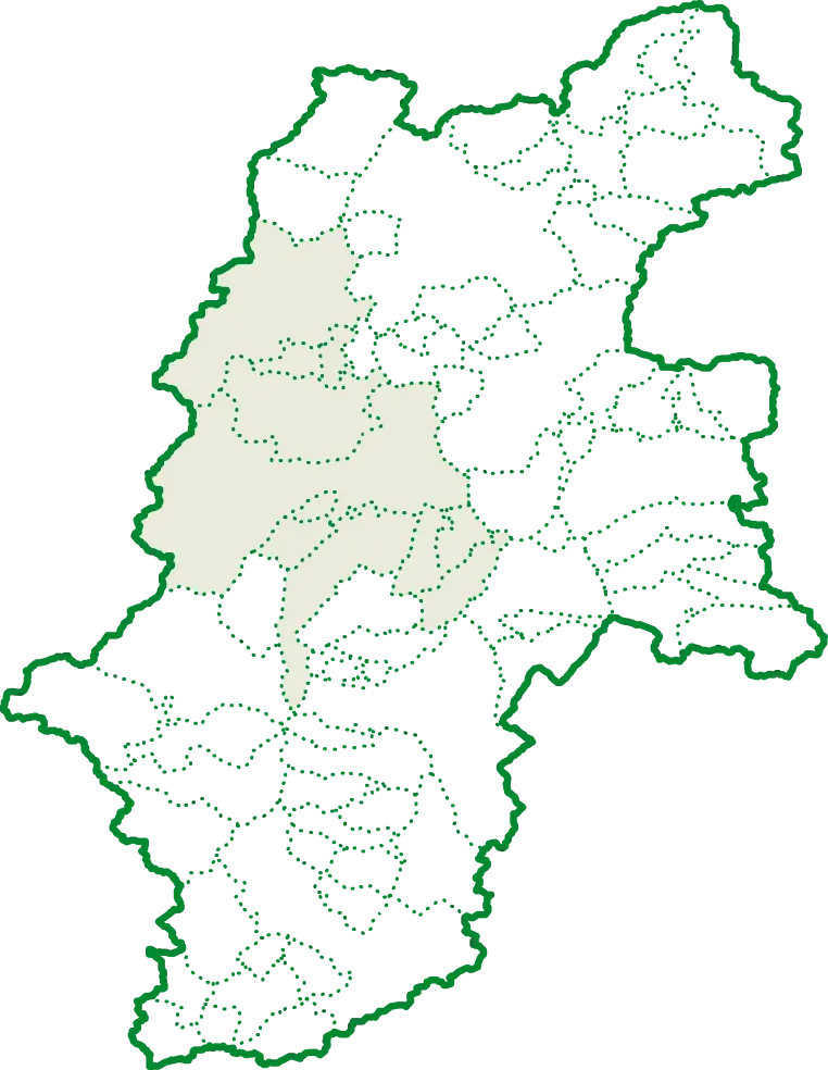 施工対応エリアの地図（長野県）