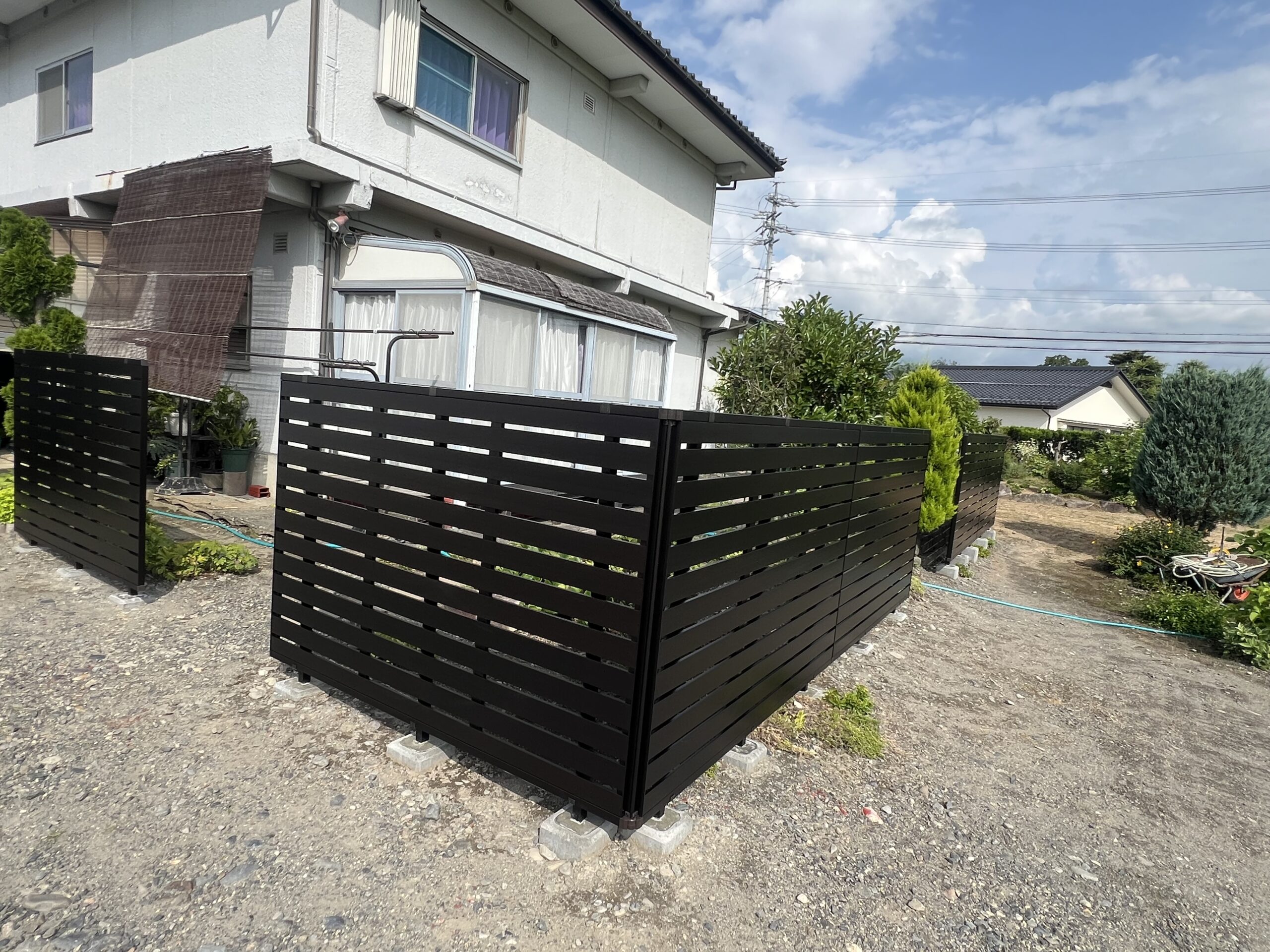 アルミフェンス張替工事ですの後